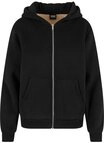 URBAN CLASSICS Sweatjacke Urban Classics Ladies Bonded Sherpa Zip Hoody