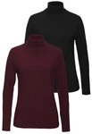 LASCANA Stehkragenshirt aus weichem Viskose-Stretch (2er-Pack)