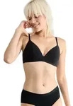 sloggi B&uuml;gelloser BH GO Casual weiche und atmungsaktive Baumwollqualit&auml;t schwarz XS