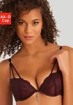 LASCANA Push-up-BH, BH mit B&uuml;gel, Spitzen-BH, als Dessous-Set kombinierbar sexy