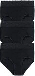 Speidel Taillenslip Natalie (3er Pack) bequem, dekorativ, weich, elastisch, mit