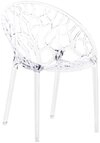 CLP Gartenstuhl Crystal, Outdoor, Kunststoff, stapelbar & wetterfest