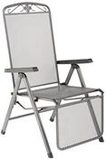 MWH Balkonset Relaxsessel Savoy, 72 x 58 x 110 cm, Metall, Zusammenklappbarer &