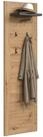 trendteam Wandgarderobe, Wandpaneel Flurgarderobe Garderobe Kleiderhaken Eiche