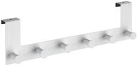 WENKO Hakenleiste Celano, 6 Haken, f&uuml;r T&uuml;rfalzst&auml;rken bis 2 cm, BxTxH: 39x7,5x11