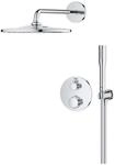 Grohe Duschsystem Precision Thermostat Duschsystem, Quickfix, UP, chrom (34880000)