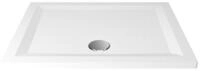 BREUER Duschwanne Flat Line Design Rechteck-Duschwanne Weiss 750/900 mm