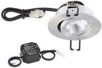 Contorion Laterne EVN Lichttechnik P-LED Deckeneinbauleuchte 3000K 230V rund alu