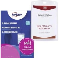 Avery Zweckform Hinweisschild Avery Zweckform 13 XL Namensschilder mit...