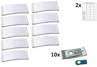 Hinweisschild badgepoint Namensschild polar POL30MA66-10DR 70x30mm e.st 10St.