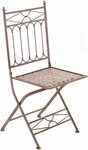 CLP Gartenstuhl Asina (1er), klappbarer Gartenstuhl mit edlen Verzierungen