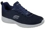 Skechers DYNAMIGHT Slip-On Sneaker Slipper, Sneaker mit Memory Foam blau 39 EU