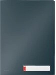 LEITZ Prospekth&uuml;lle Sichth&uuml;lle Cosy mit 3 F&auml;chern A4 PP genarbt VE=3 St&uuml;ck grau