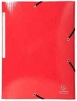 EXACOMPTA Organisationsmappe 25x Sammelmappe + 3 Klappen Gummizug MAXI Karton...