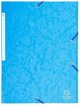 EXACOMPTA Organisationsmappe 25x Sammelmappe + Gummizug 3 Klappen Karton 425g...