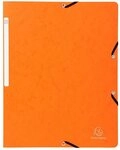 EXACOMPTA Organisationsmappe 25x Eckspannmappe + Gummizug ohne Klappen, Karton, A4,