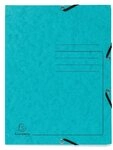 EXACOMPTA Organisationsmappe 25x Sammelmappe + Gummizug 3 Klappen Karton...