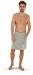 M&ouml;ve Kilt Eden, ideal f&uuml;r Sauna & Spa, Kurzform, Walkfrottier, Kn&ouml;pfe, edle