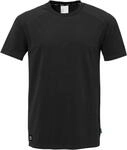 T-Shirt UHLSPORT "T-Shirt ID Kids", M&auml;dchen, Gr. 128, schwarz, Obermaterial: 97%