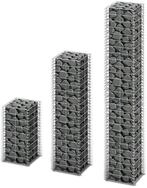 vidaXL Gartenzaun Gabionen-Set 3-tlg. Verzinkter Draht, (3-St)
