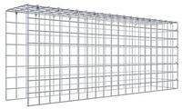 Gabiona Gabionenzaun Anbaugabione Typ 4 100 cm x 40 cm x 20 cm (L x H x T),