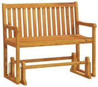 vidaXL Gartenbank Garten-Schaukelbank 110 cm Massivholz (1-St)