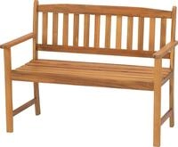 acamp Sitzbank 2-Sitzer Gartenbank aus Holz Woody (Gartenm&ouml;bel), Bank,...