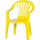 KHG Kinderstuhl Gartenstuhl mit Armlehnen, Sessel f&uuml;r Kinder mit 27 cm...