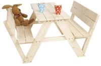 Pinolino&reg; Kindersitzgruppe Nicki f&uuml;r 4, mit R&uuml;ckenlehne, Made in Europe