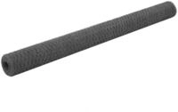 vidaXL Gartenzaun Drahtzaun Stahl mit PVC-Beschichtung 25x1,5 m Grau, (1-St)