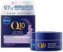 Nivea Nachtcreme Q10 Anti-Falten Power Sensitive Nachtpflege 50ml Packung,...