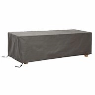 PEREL Bogenh&uuml;lle Perel Schutzh&uuml;lle f&uuml;r Tische bis zu 220 cm, Grau,...