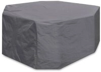 PEREL Bogenh&uuml;lle Perel Schutzh&uuml;lle f&uuml;r Sitzgruppe, Grau, achteckig, 220 cm x...
