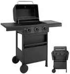 TAINO Gasgrill, COMPACT 3+0, 3 Hauptbrenner aus Edelstahl, Piezoz&uuml;ndung schwarz 113