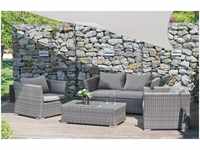 Garden Pleasure Relaxsessel (1-St), Garten Lounge Sitzgruppe Relax Sofa + Tisch...