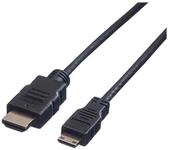 VALUE HDMI High Speed Kabel mit Ethernet, HDMI ST - Mini HDMI ST Audio- &