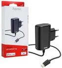 Hama Lightning Schnell Ladeger&auml;t 5W 1A 5V Schwarz Smartphone-Ladeger&auml;t (Ladekabel