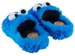 United Labels&reg; Sesamstra&szlig;e - Kr&uuml;melmonster 3D Hausschuh blau 35-37 EU