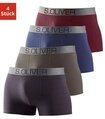 s.Oliver Boxer Boxershorts f&uuml;r Herren (Packung, 4-St) mit kontrastfarbenem Webbund