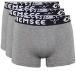 Chiemsee Boxer Herren Boxershort 3er Pack Baumwolle (Packung, 3er Pack) grau M