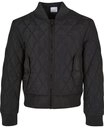 URBAN CLASSICS Langmantel Urban Classics Damen Girls Quilt Jacket