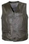 Maddox Lederweste Maddox - Herren Lederweste Lammnappa texasbraun
