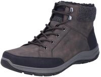 Winterboots RIEKER, Herren, Gr. 40, braun (dunkelbraun kombiniert), Lederimitat,