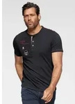 Man's World Henleyshirt Kurzarm, l&auml;ssige Passform, bedruckt, Rundhals, casual...