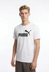 T-Shirt PUMA "ESS NO 1 LOGO TEE", Herren, Gr. S, wei&szlig; (puma wei&szlig;), Jersey,