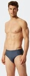 Schiesser Badeslip Nautical Casual mit wei&szlig;en Streifen