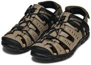 Geox UOMO SANDAL STRADA C Sandale, Sommerschuh, Klettschuh, Outdoorsandale, mit