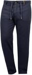 Leinenhose INDICODE "Leinenhose IDIves", Herren, Gr. M, N-Gr, blau (night sky),