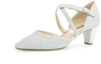 Gabor Gabor 1.363.61_0, Peeptoes & Slingpumps, Silber, Damen Peeptoepumps wei&szlig; 35 EU