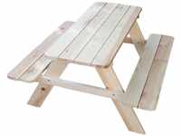 promadino Garten-Kindersitzgruppe Limobank, Picknicktisch, BxTxH: 90x90x49 cm